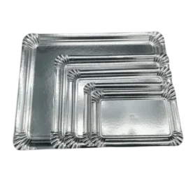BANDEJA N11 28X36 100U PLATA
