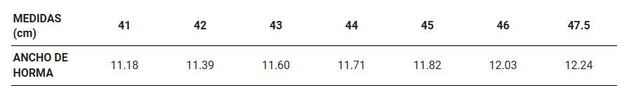 NAMPA SKECHERS HOMBRE_GUIA TALLAS