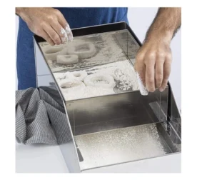 HARINERO PEQUEÑO 18x37x26,5 INOX 18/10