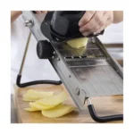 MANDOLINA INOX C/PROTECT CUCHIL REVOLVER