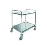CARRO SERVICIO DESMONTABLE 2 BANDEJAS 80 ideal para hostelería. Resistencia