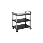 CARRO SERVICIO DESMONTABLE 3 BANDEJAS 80 ideal para hostelería. Resistencia