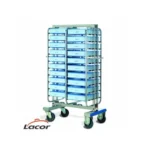 CARRO PORTABANDEJAS ISOTERMICAS 20 UNID. ideal para hostelería. Resistencia