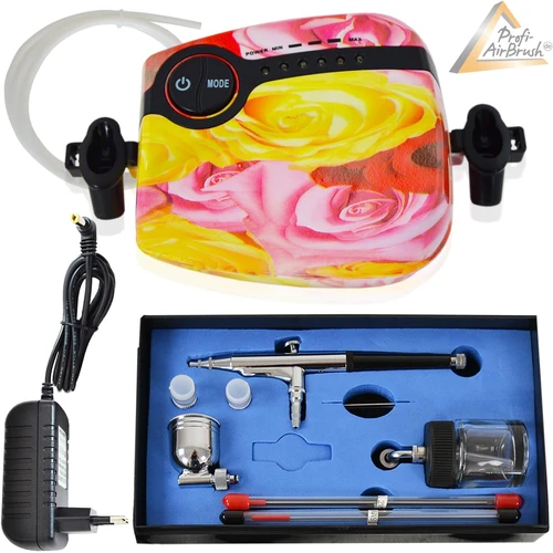 SET AEROGRAFO ACCIÓN DOBLE CON COMPRESOR