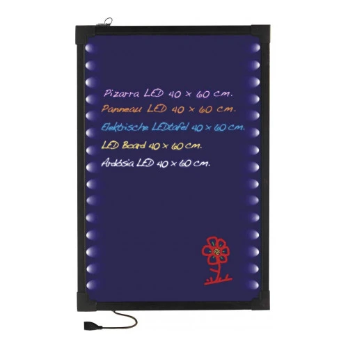 PIZARRA ELECTRICA LEDS 40X60 CM