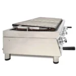 Barbacoa a gas 100 cm piedra volcánica ARILEX con parrilla pavonada regulable en 3 alturas 100BAR