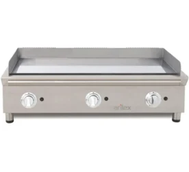 Frytops a gas 100 cm ARILEX acero de 15 mm con baño de cromo duro Línea 600 100FRYGCN