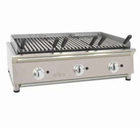 Parrilla vasca a gas 100 cm con piedra volcánica Línea 600 100VASN