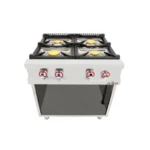Cocina a gas 6 fuegos con piloto de 3x7.5 +3x5.5 kW 120CG70 EASY 700