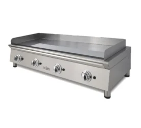 Frytops a gas 130 cm ARILEX acero de 15 mm con baño de cromo duro Línea 600 130FRYGCN