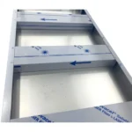 Mesa Central Baja acero inoxidable AISI 304 con estante 1500x600x600 mm