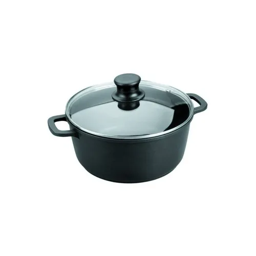 CACEROLA BAJA ALUMINIO FUNDIDO D.28CM  Lt/CRISTAL