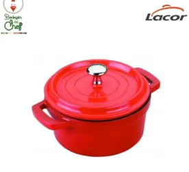 CACEROLA ROJA ALUMINIO FUNDIDO D.20 CMS
