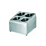 SOPORTE CUBIERTOS 4 ORIFICIOS C/VASOS