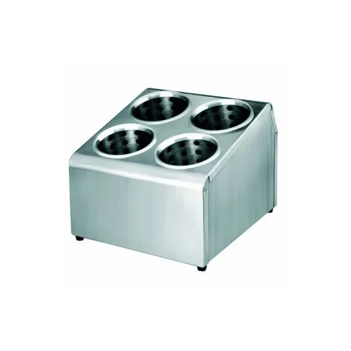 SOPORTE CUBIERTOS 4 ORIFICIOS C/VASOS