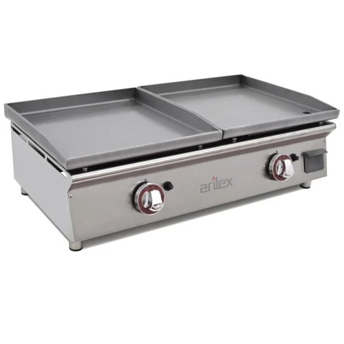 Plancha a gas ARILEX serie DUO (40 laminado + 40 laminado) 4040PGLLN