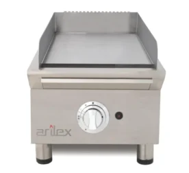 Frytops a gas 40 cm ARILEX acero rectificado de 15 mm Línea 600 40FRYGRN