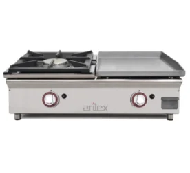 Plancha eléctrica 40 cm ARILEX en acero laminado de 6 mm 40PELN