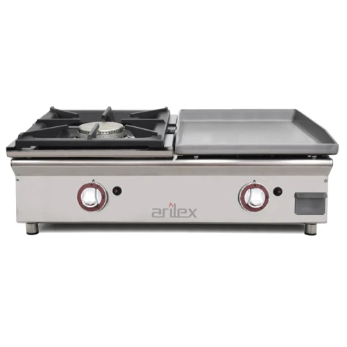Plancha a gas 40 cm ARILEX en acero laminado de 6 mm 40PGLN