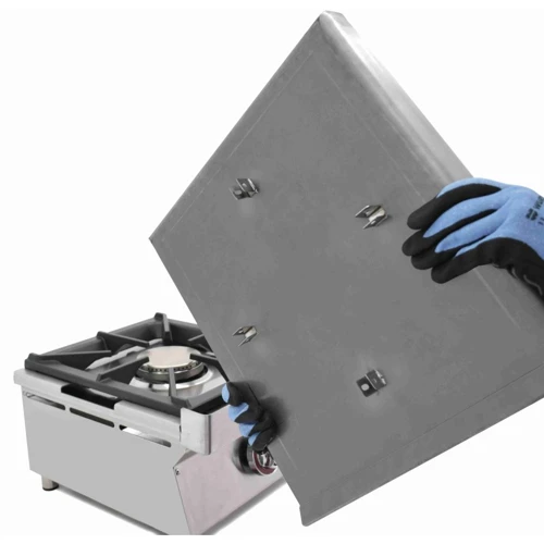 Placa adicional 40x40 cm sobre fogón