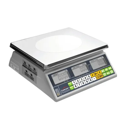 BASCULA ELECTRONICA C/BASE CUADRADA 30Kg