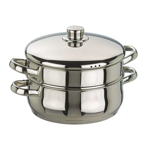 CACEROLA VAPOR INOX  OSLO  24 CMS.