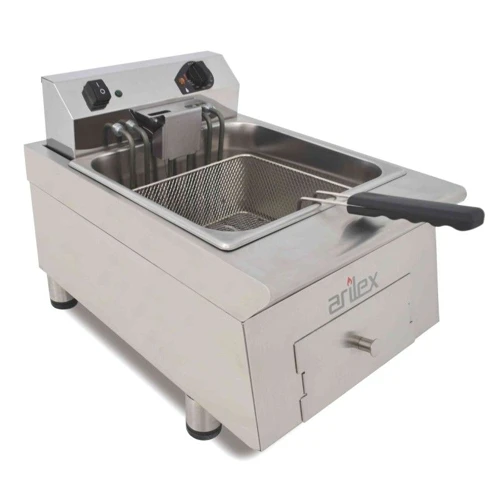 Freidora eléctrica 12+12 litros 7.5+7.5 kw trifásica Línea 600 70FRE1212GTR