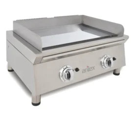 Frytops a gas 70 cm ARILEX acero de 15 mm con baño de cromo duro Línea 600 70FRYGCN
