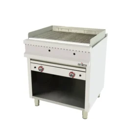 Barbacoa a gas piedra volcánica 2x9 kW 80BAR70 EASY 700