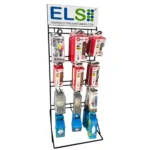 EXPOSITOR CURVO + 12 GANCHOS