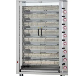 Asador vertical a gas con Peana ARILEX de 8 espadas  8ASGP