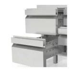 BANDEJA FRIA 6 FRENTE CURVO LISO DOBLE INOX