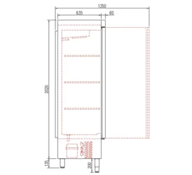 ARMARIO SNK REFRIG 1302 S-LINE