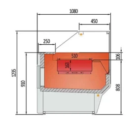 VITRINA EXP CALOR SECO CVE-10HE-10-C