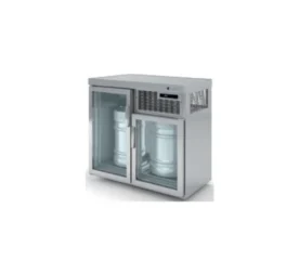 BARRILERO REFRIG 100 PUERTAS CRISTAL RESPALDO CRISTAL