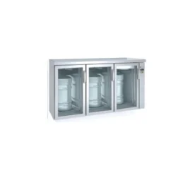 BARRILERO PREINST 170 PUERTAS CRISTAL RESPALDO CRISTAL