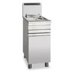 Freidora Eléctrica 14+140 Litros 9+9 kW Trifáscia con Mueble EF12+12S STAND ALONE