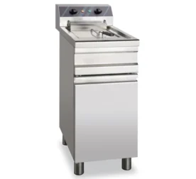 Freidora Eléctrica 14 Litros 9 kW Trifáscia con Mueble EF12S STAND ALONE