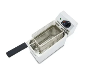 Freidora eléctrica EVOLUTION sin grifo capacidad 10+10 litros con potencia 3.5+3.5 kw monofásica con contactor EVO1010
