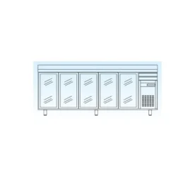 MESA FRIA FRENTE MOSTRADOR 300 P CRISTAL