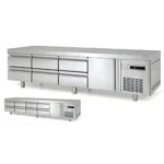 MESA FRIA GN1/1 270 BAJO COCINA 1 PUERTA Y 8 CAJON