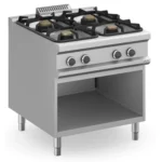 Cocina a gas 4 fuegos 4x5.5 Kw con Mueble MFB98AXXS MAGISTRA PLUS 900