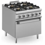 Cocina a gas 4 fuegos 4x5.5 Kw con Horno a Gas MFB98FGXXS MAGISTRA PLUS 900