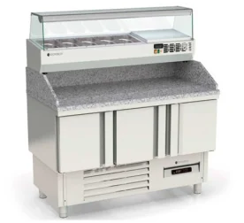 MESA FRIA 100 PIZZA GRANITO Y CUPULA