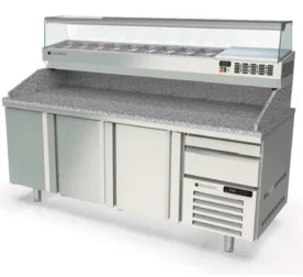 MESA FRIA PIZZA 80-200 EXPOSITOR CUERPO NEUTRO