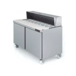 MESA FRIA 140 SALADETTE POLIETILENO Y CUPULA