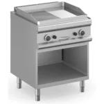 Frytop Eléctrico 70 cm Placa Lisa -  Ranurada Cromo Duro con Mueble MFTE77ALRC  MAGISTRA PLUS 700
