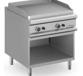 Frytop a gas 80 cm Placa Ranurada Acero Rectificado con Mueble MFTG98AR MAGISTRA PLUS 900