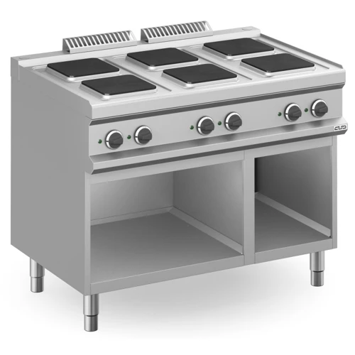 Cocina Eléctrica 6 zonas Cuadradas con Mueble MPQ711A MAGISTRA PLUS 700