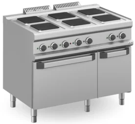Cocina Eléctrica 6 zonas Cuadradas con Horno Eléctrico Estático MPQ711FE MAGISTRA PLUS 700